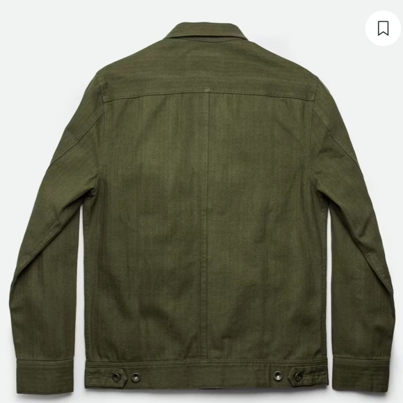 Taylor Stitch The Long Haul Jacket in Olive Herringbone - Picture 13 of 16